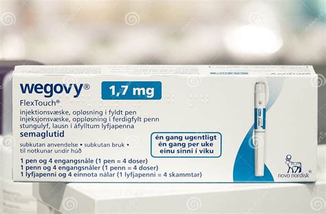 Wegovy Weight Loss Drug From Novo Nordisk Editorial Stock Photo Image