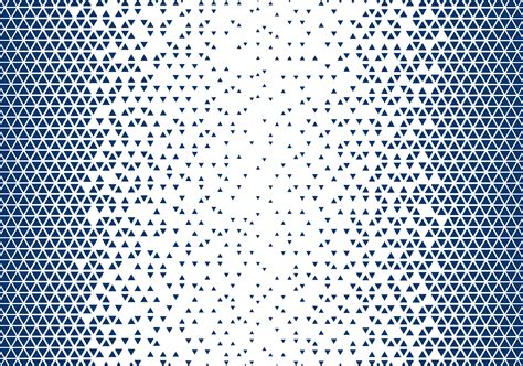 Blue Triangle Halftone Pattern Vector Art At Vecteezy