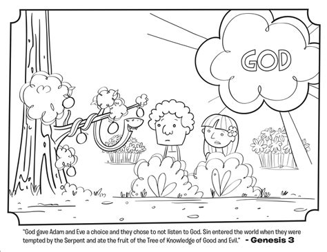 Use these in your sunday school classes or in christian kindergartens and catholic preschools. Free Bible Coloring Pages Of Adam And Eve - Coloring Home