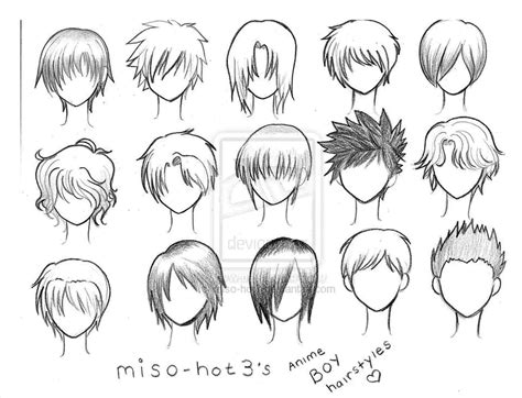 Anime Hairstyles Drawing At Explore Collection Of