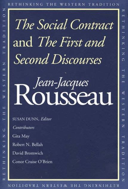 The Social Contract And The First And Second Discourses Edition 1 By
