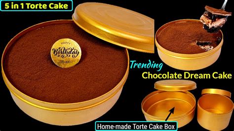 Trending 5 in 1 torte cake recipe Homemade Cake Box बन अड ओवन