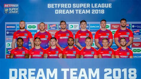 Super League Dream Team St Helens Dominate 2018 Line Up Rugby League