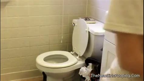 Girl Pooping In Toilet