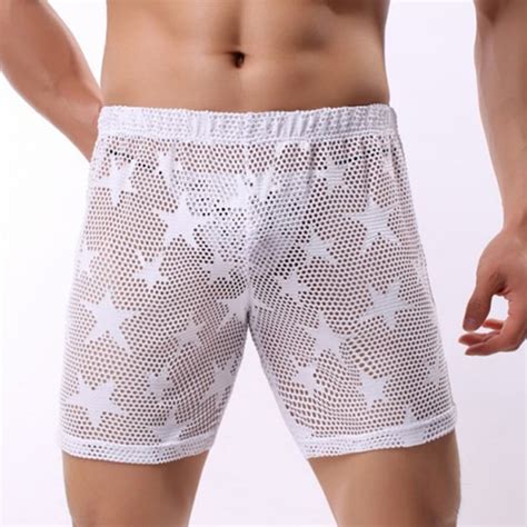 Incerun Mens Sheer Mesh Underwear See Through Briefs Transparent Underpants Walmart Com
