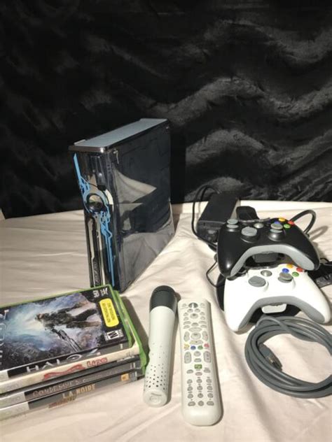 Microsoft Xbox 360 S Halo 4 Limited Edition 320gb Blue Console For Sale