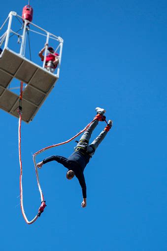 Bungee Jumping Blue Sky Stock Photo Download Image Now Istock