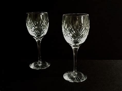 Royal Doulton Crystal Red Wine Glass Set Of Westminster Etsy