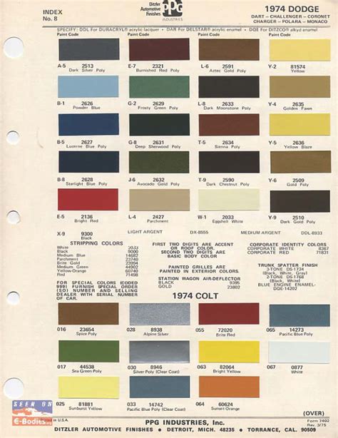 1970 Dodge Paint Codes Paint Color Ideas