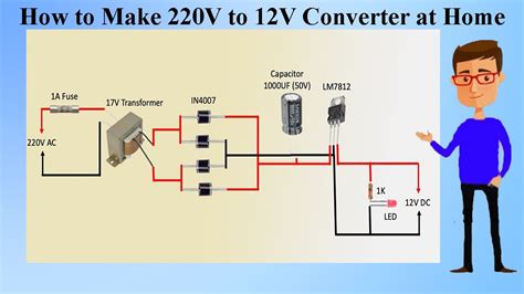 Ac Dc Converter Circuit Diagram 12v
