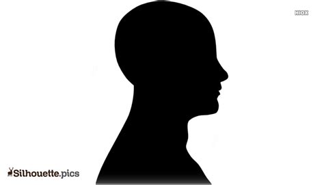 Men Side Profile Silhouette Vector Clipart Images Pictures