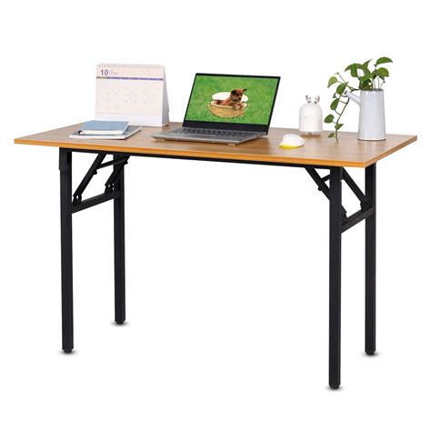 Buy Folding Computer Desk No Assembly Writing Desk Pc Laptop Home