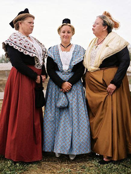 Traditional Native Dress Of French Women Traditional French Clothing