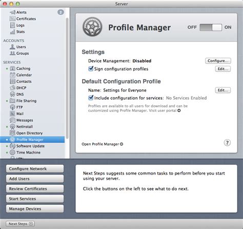 Importing Mac Configuration Profiles