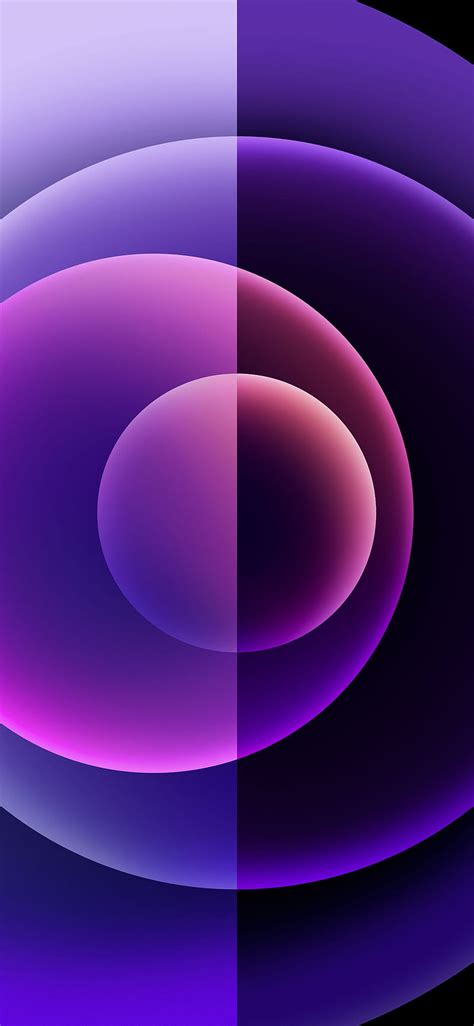 Iphone 12 Orbs Purple Dual Central Iphone Neon Original Iphone