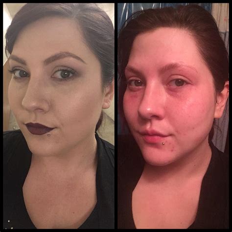 The Power Of Makeup A Reverse Before And After Earlier Today With