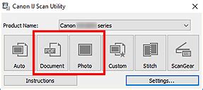 You can complete from scanning to saving at one time by simply clicking the corresponding icon in the ij. Canon Knowledge Base - IJ Scan Utility - Scanning ...