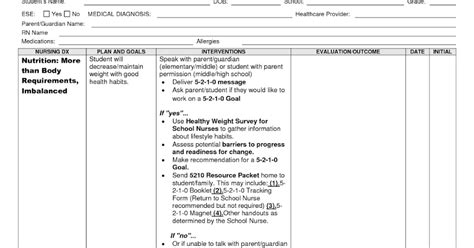 Blank Nursing Care Plans Nursing Care Plan Examples For Nursing Care