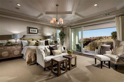 Toll Brothers The Visually Stunning Tray Ceiling And Private Deck
