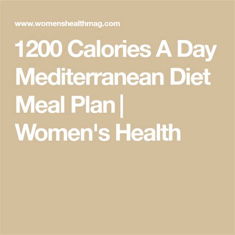 This Is What 1200 Calories Looks Like On The Mediterranean Diet
