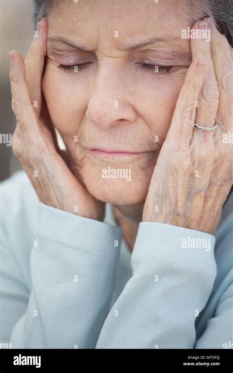 Mature Woman Feeling Lonely And Depressed Stock Photo Alamy