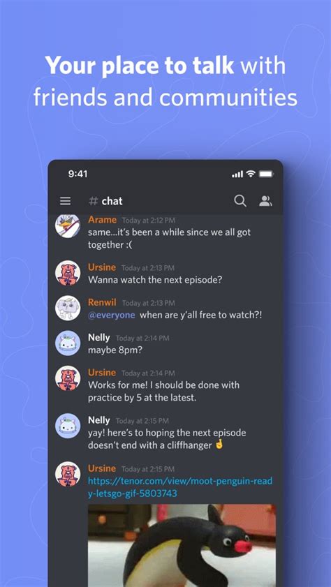 Discord Talk Chat Hang Out App For Iphone Free Download Discord