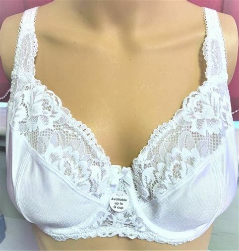 tu white underwired lace full cup bra 34dd ebay lace full cup full cup bra bra