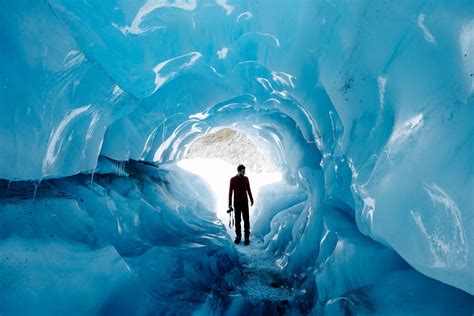 Glacier Ice Cave Exploring Exploring The Glacier Ice Caves Of Fox