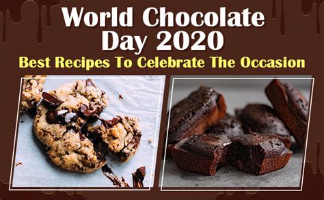 First, it was celebrated in france in 1995 and then was spread around the world. Chocolate Day 2020: Best Recipes To Celebrate The Occasion