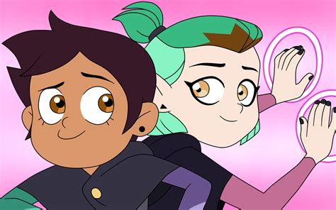 Luz And Amity Join The Spell Fighting Teamwork By Deaf Machbot On