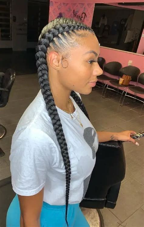 2 Cornrows Braids Styles Cornrows Are Often Done In Simple Straight Lines As The Term Implies