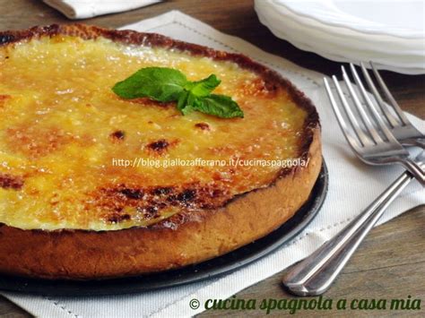 Crostata alla crema catalana, blog Cucina Spagnola A Casa Mia | Ricette ...