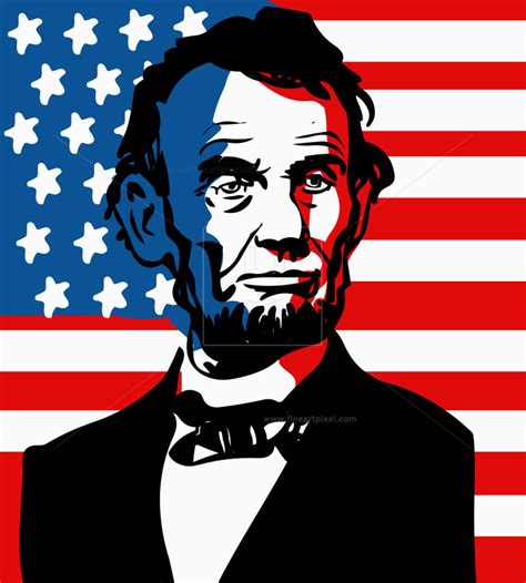 Abraham Lincoln Clipart Illustration Abraham Lincoln Illustration