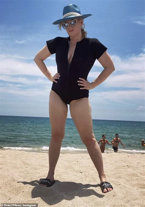 Rebel Wilson Oozes Confidence In A Swimsuit As She Shows Off Her