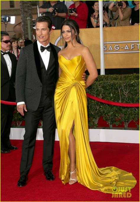 Matthew McConaughey SAG Awards 2014 Red Carpet With Camila Alves