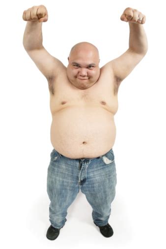 Creepy Bald Man Stock Photo Download Image Now Men Overweight