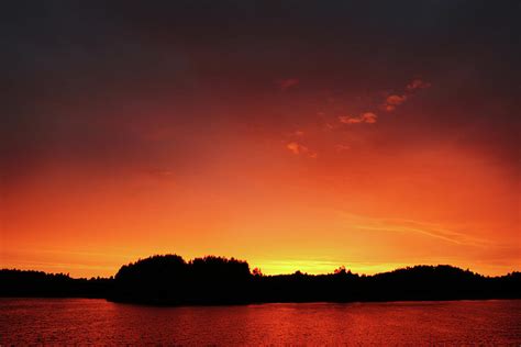 Bloody Sunset Photograph By Algirdas Sakalauskas Fine Art America