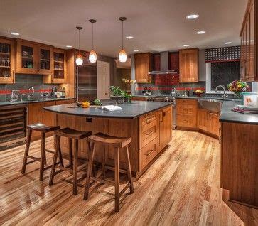 Below you will find recommended cleaning products for kitchen wood cabinets! Oak Kitchen Tile Design Ideas, Pictures, Remodel, and ...