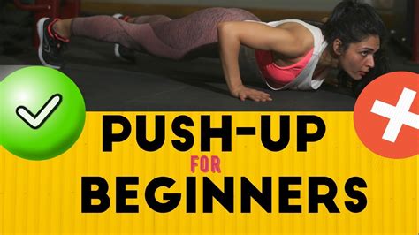 Push Ups Easy Push Ups For Beginners Weight Loss Exercises At Home Youtube