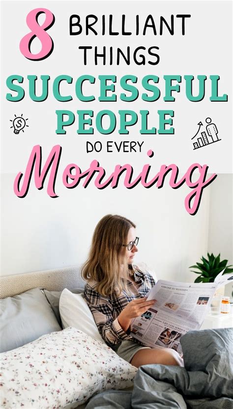 Productive Morning Routine Ideas Of Successful People Success