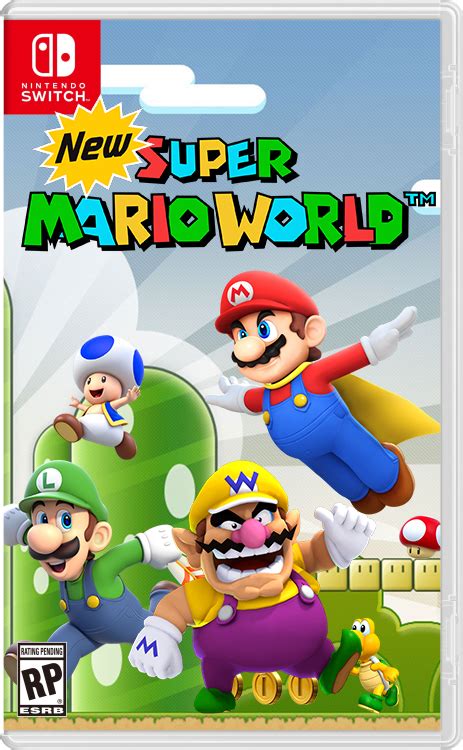 Fanmade New Super Mario World Switch Box Art Rmario