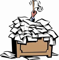 Image result for messy piles of papers, Clip Art