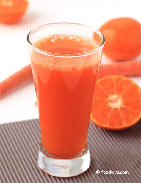Homemade Orange Carrot Juice Recipe Make Juice With Blender