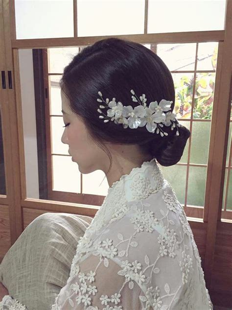 Korean Hanbok Korean Wedding Hair Wedding Hair And Makeup Bridal Hair