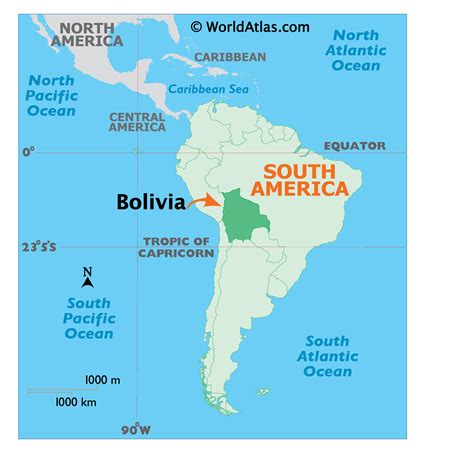 Bolivia Latitude Longitude Absolute And Relative Locations World Atlas
