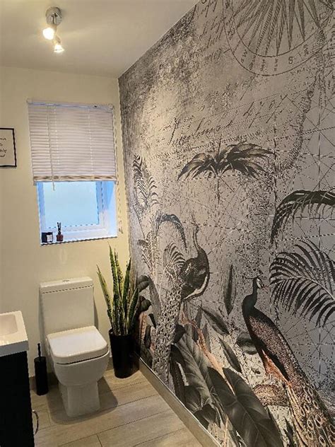 Wallpapered Bathrooms Why Everyone Is Obsessed Wallsauce Uk