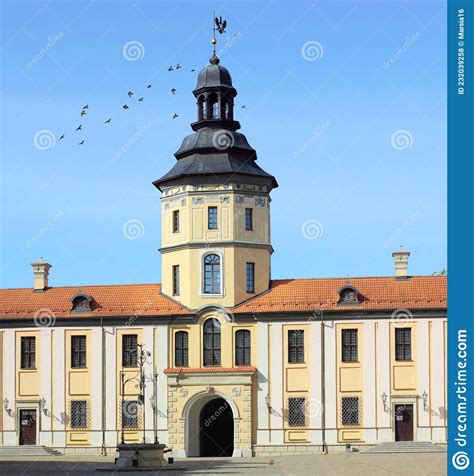 Tower Of Nesvizh Castle In Belarus Europe Stock Photo Image Of House