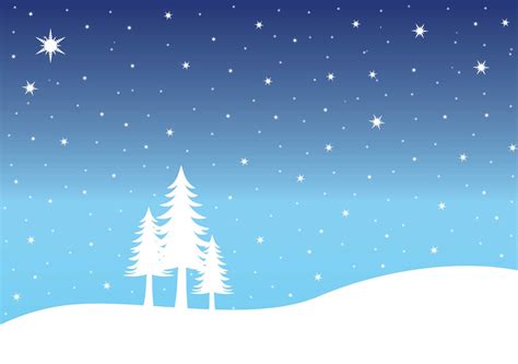 Snow Landscape Vector Art And Graphics