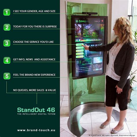 Interactive Totem Standout Digital Signage Solutions Totems Touch