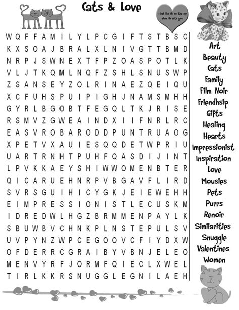 Love Word Search Printable Shelter Word Search Printable
